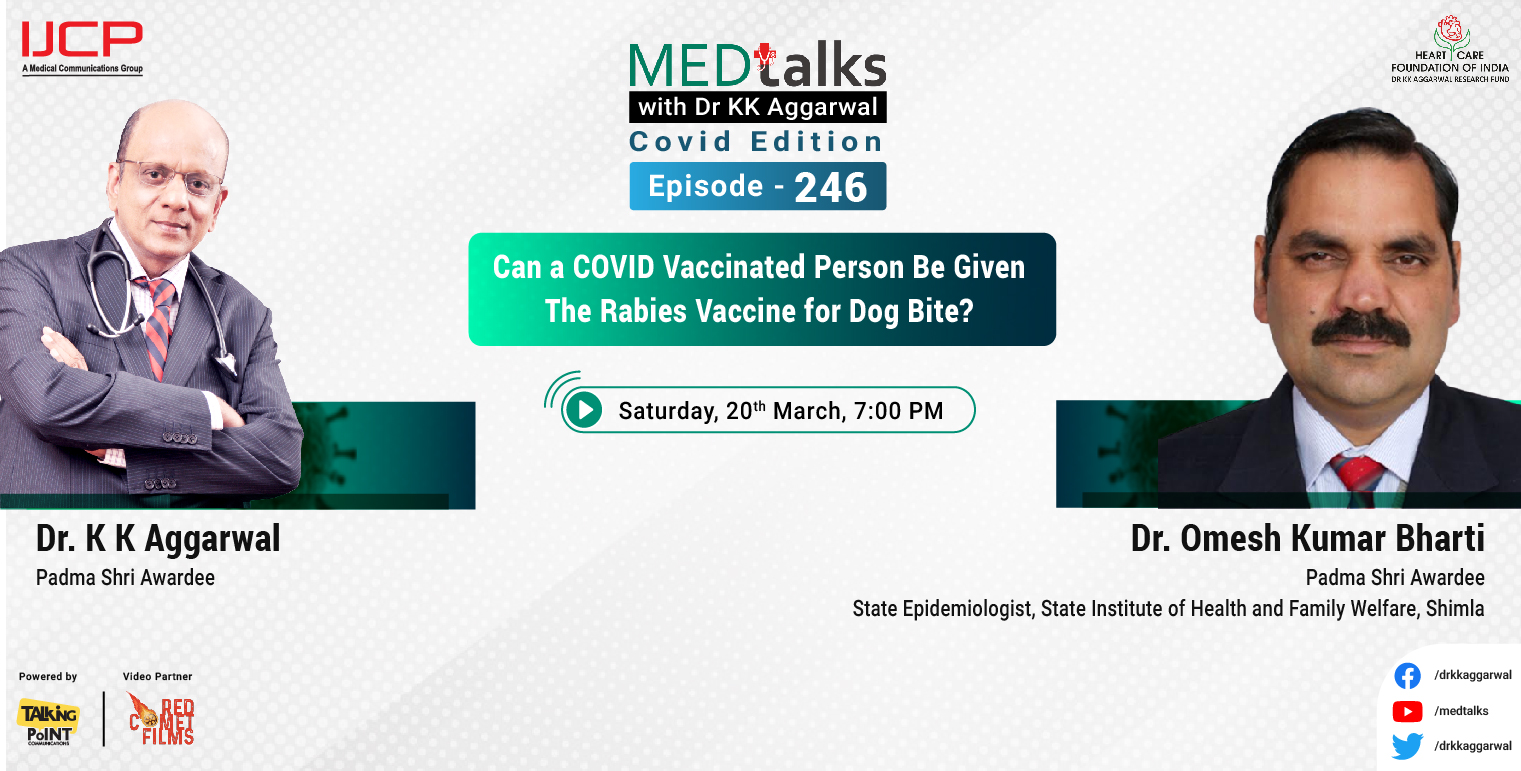 Can a COVID Vaccinated Person Be Given The Rabies Vaccine for Dog Bite?